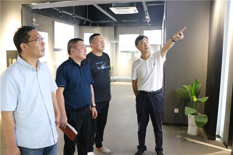 浙江省、金华市建筑业行业协会领导走访我司