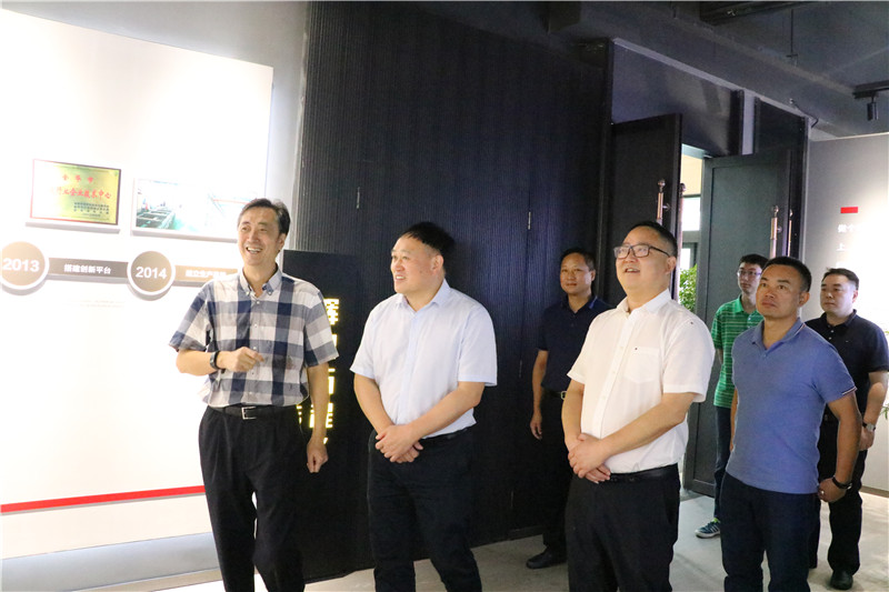 省退役军人事务厅副厅长郭国松一行到我司走访调研